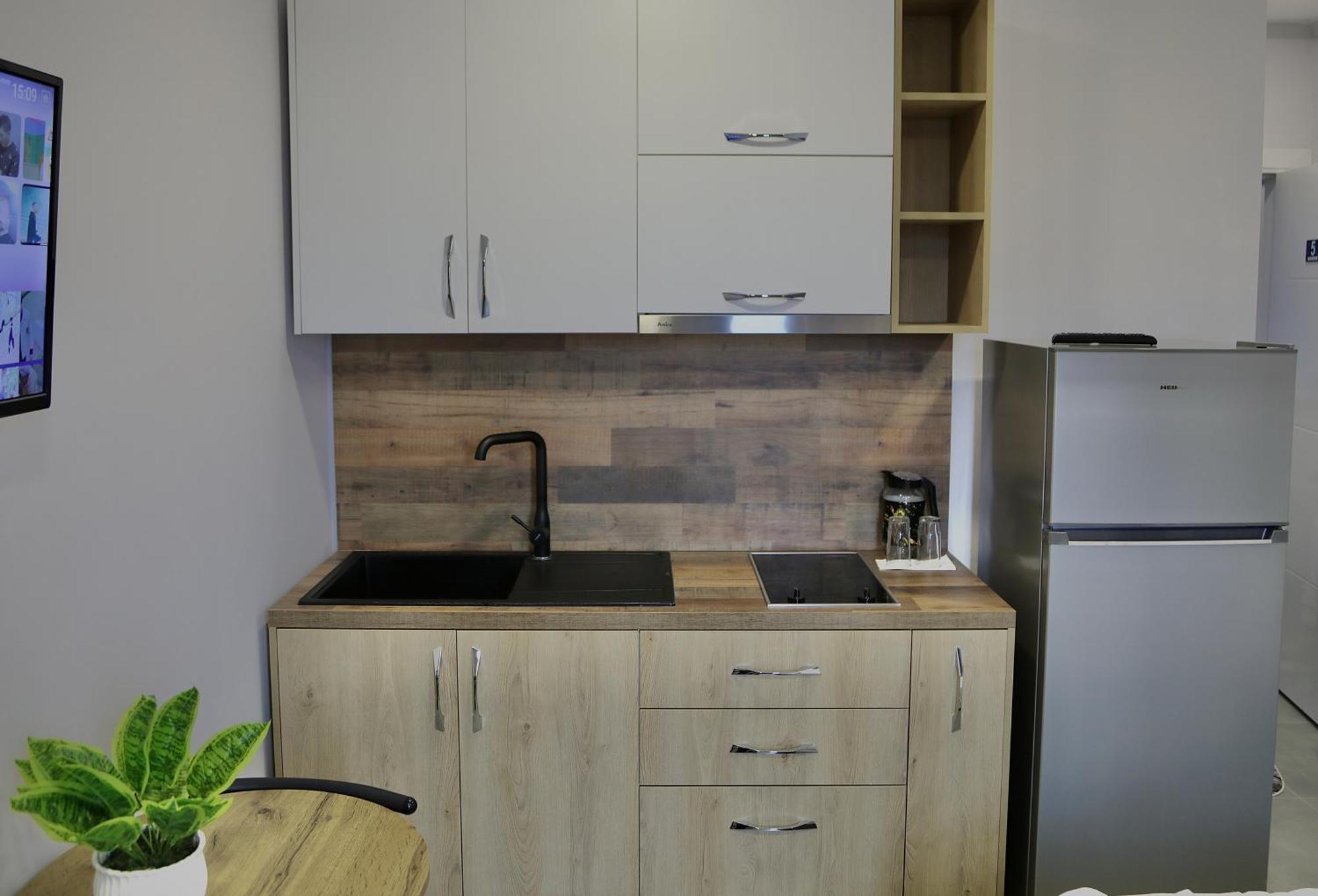 Sea View Apartments Golem  Bagian luar foto