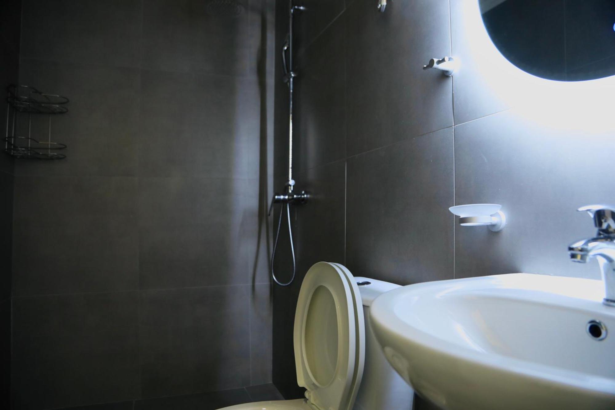 Sea View Apartments Golem  Bagian luar foto
